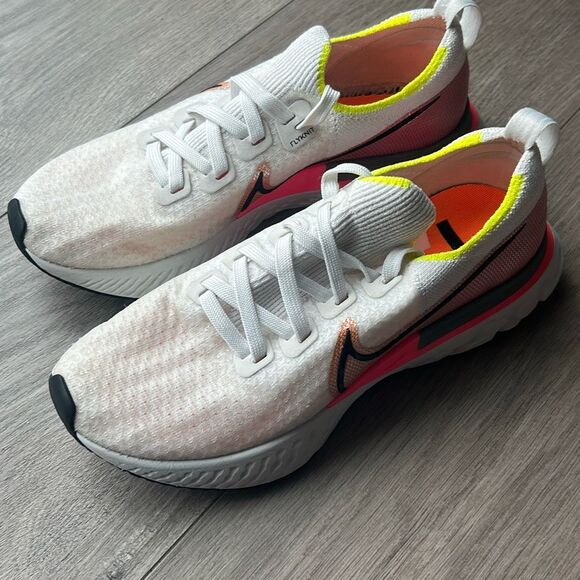Nike Shoes Womens 7.5 React Infinity Run Lace Up Sneakers CD4372-004 Multicolor - Picture 1 of 8